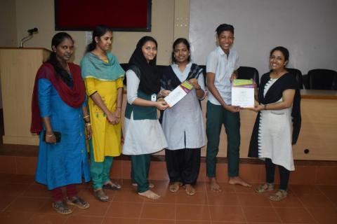On Job Training for VHSE Students on Floricuturist (open Cultivation) batch during February 2020 - GVHSS, Nadavaramba